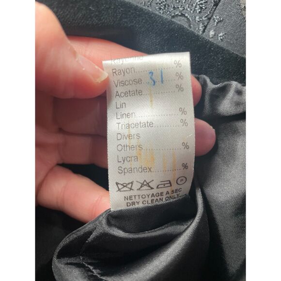 Vintage‎ Claude Patrick Paris Size EU 42/US 6 Jacket with belt Made in France - Picture 10 of 10